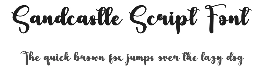 Sandcastle Script Font by andikastudio — Script Handwritten Font
