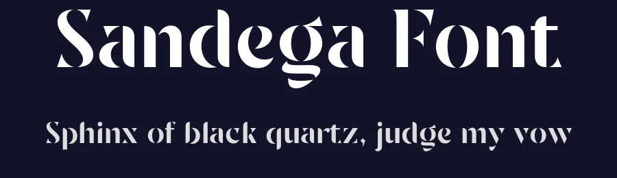 Sandega Font by locomotype — Display Font — thumbnail 2