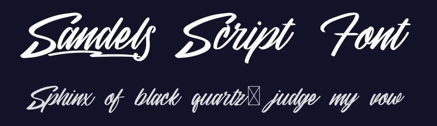 Sandels Script Font by nihstudio — Script Handwritten Font — thumbnail 2