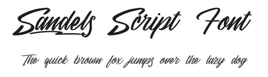 Sandels Script Font by nihstudio — Script Handwritten Font