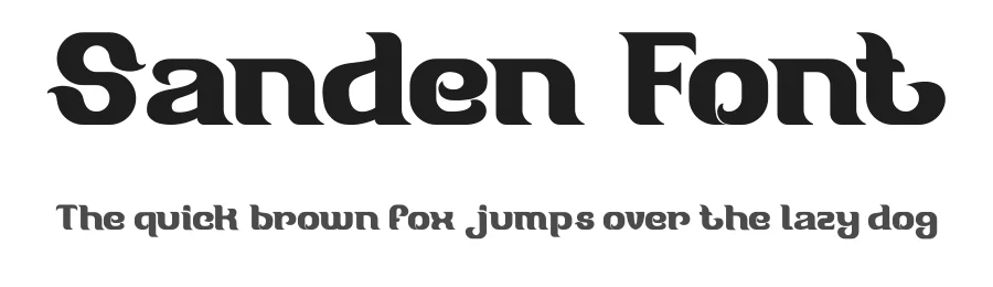 Sanden Font by JVMIYO DSGN — Display Font