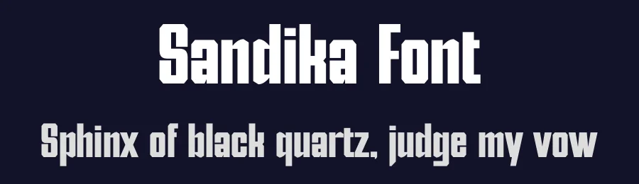 Sandika Font by TypeLogue — Sans Serif Font — thumbnail 2