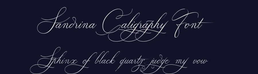 Sandrina Caligraphy Font by Bellinghamtype Foundry — Script Handwritten Font — thumbnail 2