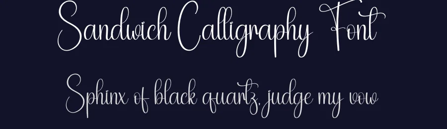 Sandwich Calligraphy Font by creativeletter — Script Handwritten Font — thumbnail 2