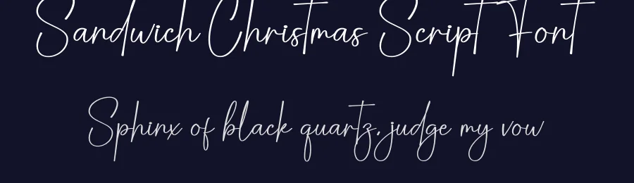Sandwich Christmas Script Font by creativeletter — Script Handwritten Font — thumbnail 2