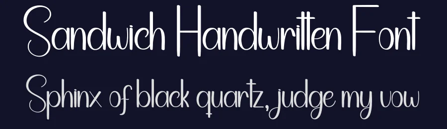 Sandwich Handwritten Font by andikastudio — Script Handwritten Font — thumbnail 2
