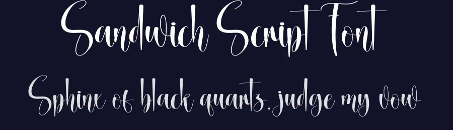 Sandwich Script Font by creativeletter — Script Handwritten Font — thumbnail 2