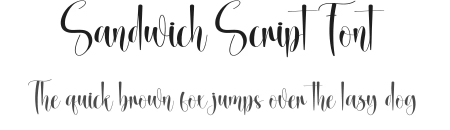 Sandwich Script Font by creativeletter — Script Handwritten Font