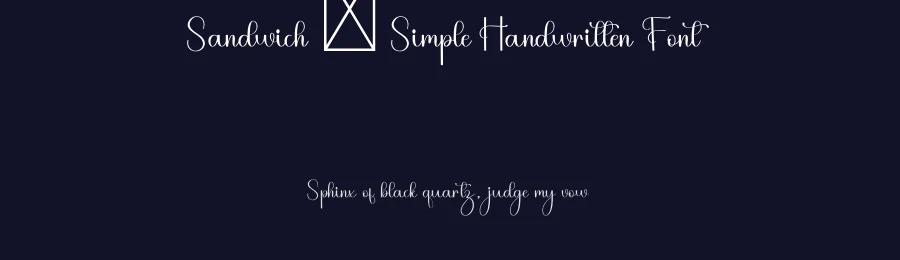 Sandwich – Simple Handwritten Font by freshtypeink — Script Handwritten Font — thumbnail 2