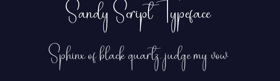 Sandy Script Typeface by andikastudio — Script Handwritten Font — thumbnail 2