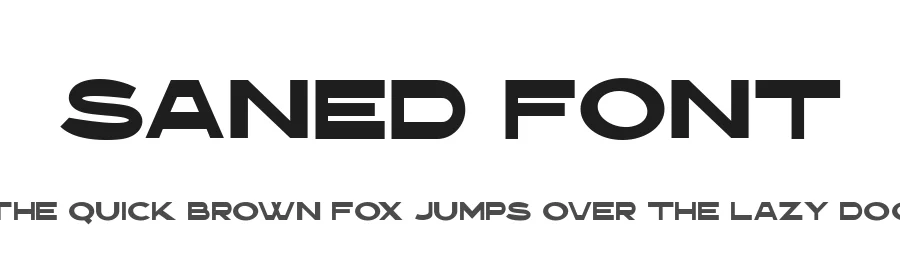 Saned Font by hishand studio — Display Font
