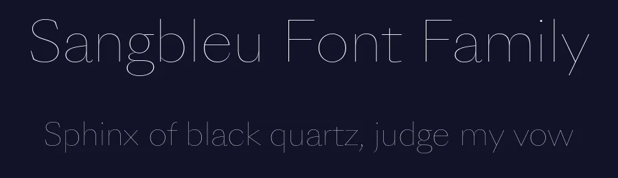 Sangbleu Font Family by Swiss Typefaces — Display Font — thumbnail 2
