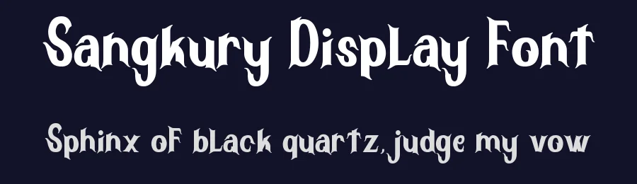 Sangkury Display Font by StringLabs — Display Font — thumbnail 2