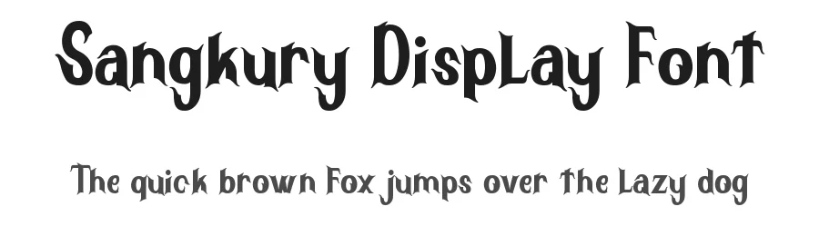 Sangkury Display Font by StringLabs — Display Font