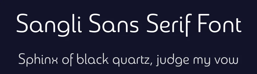 Sangli Sans Serif Font by insigne — Sans Serif Font — thumbnail 2
