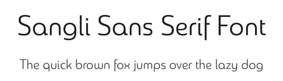 Sangli Sans Serif Font by insigne β Sans Serif Font