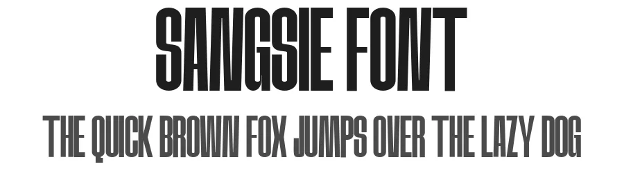 Sangsie Font by Canden Meutuah — Sans Serif Font