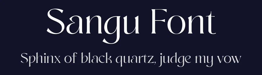 Sangu Font by Nurrontype — Serif Font — thumbnail 2