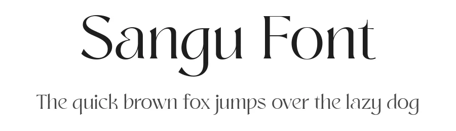 Sangu Font by Nurrontype — Serif Font