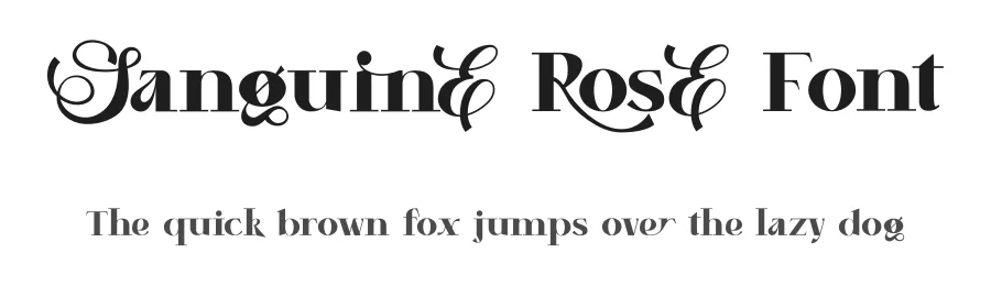 Sanguine Rose Font by Mevricks Studio — Serif Font