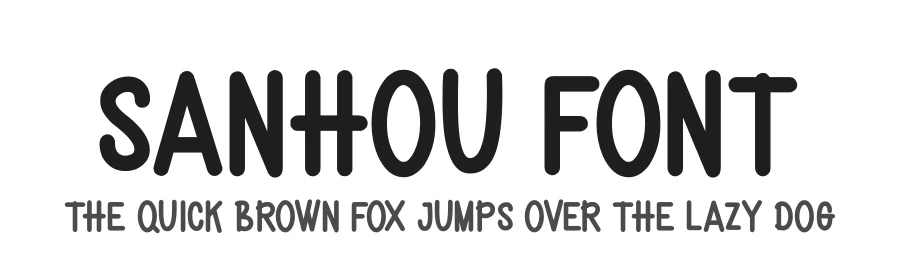 Sanhou Font by futuristypestudio — Display Font