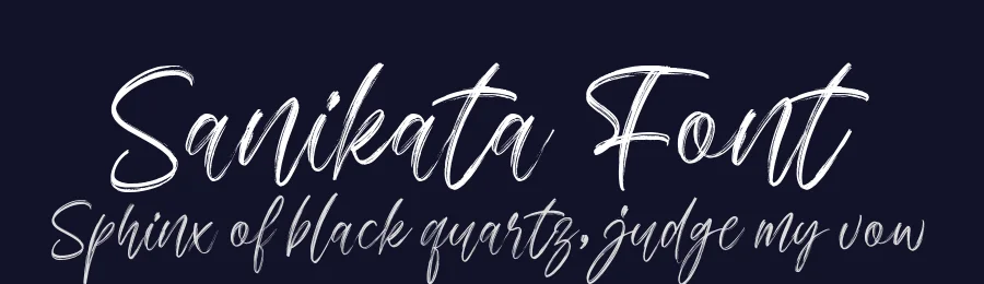 Sanikata Font by Dhabee — Script Handwritten Font — thumbnail 2