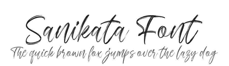 Sanikata Font by Dhabee — Script Handwritten Font