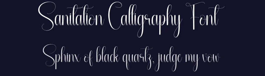 Sanitation Calligraphy Font by andikastudio — Script Handwritten Font — thumbnail 2