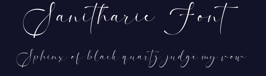 Sanitharie Font by imiftype — Script Handwritten Font — thumbnail 2