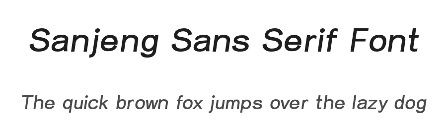 Sanjeng Sans Serif Font by Arief rochman — Sans Serif Font