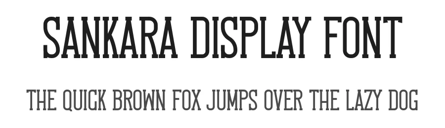 Sankara Display Font by Almairatype — Slab Serif Font