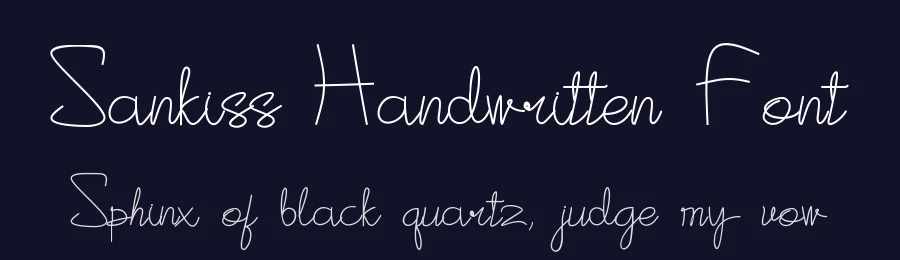 Sankiss Handwritten Font by Letternesia studio — Script Handwritten Font — thumbnail 2