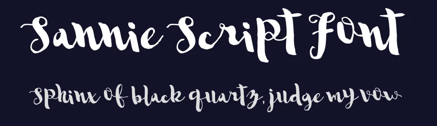 Sannie Script Font by Areatype — Script Handwritten Font — thumbnail 2