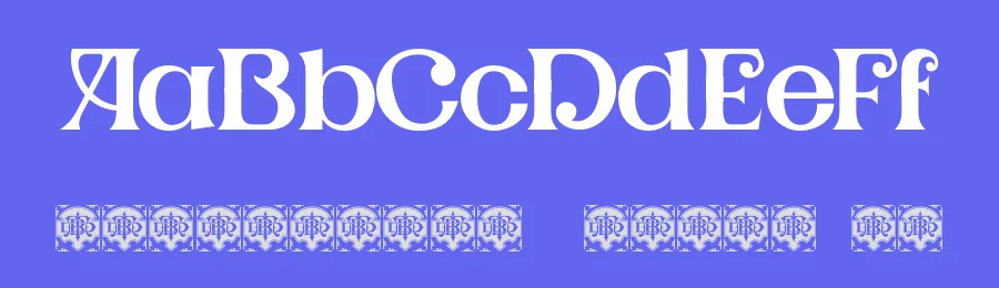 Sanridge – Art Nouveau Typeface by Artisan Template — Decorative Font — thumbnail 3