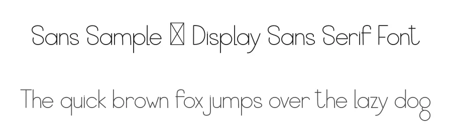 Sans Sample – Display Sans Serif Font by freshtypeink — Display Font
