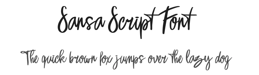 Sansa Script Font by typotopia — Script Handwritten Font