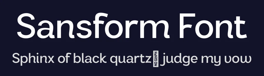 Sansform Font by vpcreativeshop — Sans Serif Font — thumbnail 2