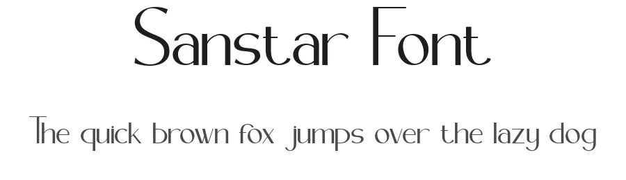 Sanstar Font by Flawless And Co — Sans Serif Font