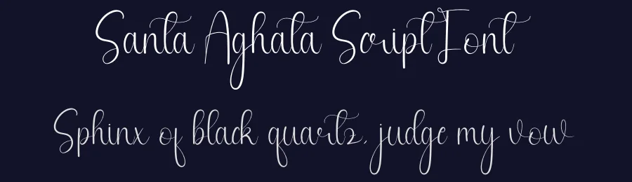Santa Aghata Script Font by andikastudio — Script Handwritten Font — thumbnail 2