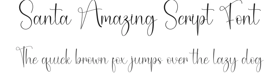 Santa Amazing Script Font by andikastudio — Script Handwritten Font