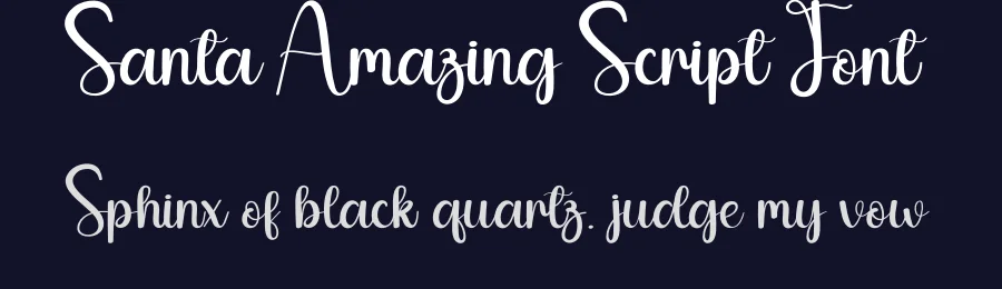 Santa Amazing Script Font by andikastudio — Script Handwritten Font — thumbnail 2
