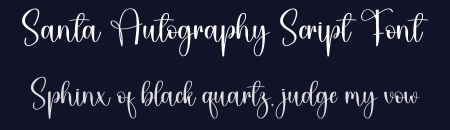 Santa Autography Script Font by andikastudio — Script Handwritten Font — thumbnail 2