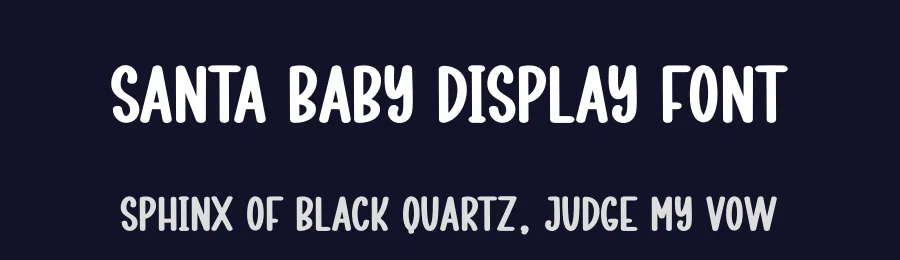 Santa Baby Display Font by creativeletter — Display Font — thumbnail 2