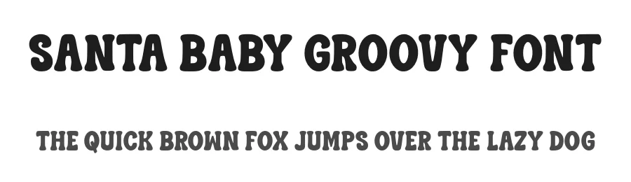 Santa Baby Groovy Font by Siapgraph — Display Font