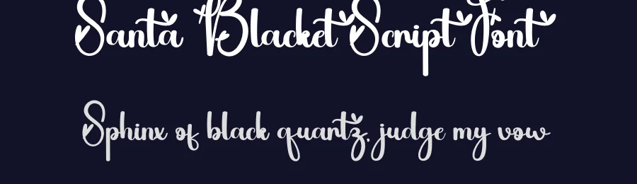 Santa Blacket Script Font by andikastudio — Script Handwritten Font — thumbnail 2