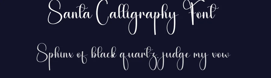 Santa Calligraphy Font by andikastudio — Script Handwritten Font — thumbnail 2