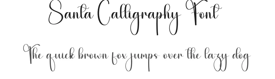 Santa Calligraphy Font by andikastudio — Script Handwritten Font