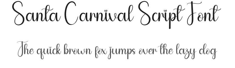 Santa Carnival Script Font by andikastudio — Script Handwritten Font