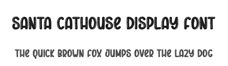 Santa Cathouse Display Font by creativeletter — Display Font