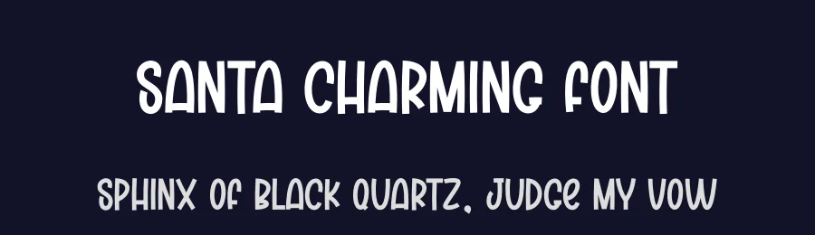 Santa Charming Font by andikastudio — Display Font — thumbnail 2